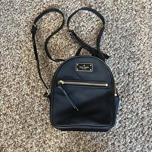 Kate Spade Black Mini Backpack